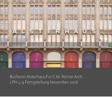 Bucherer Alsterhaus Für C.M. Römer Arch. LPH 4-9 Fertigstellung November 2016