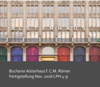 Bucherer Alsterhaus f. C.M. Römer  Fertigstellung Nov. 2016 LPH 4-9