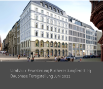 Umbau + Erweiterung Bucherer Jungfernstieg Bauphase Fertigstellung Juni 2021