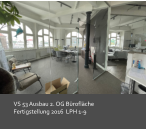 VS 53 Ausbau 2. OG Bürofläche Fertigstellung 2016  LPH 1-9